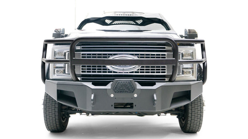 Fab Fours FS17-A4260-1 Ford F450/F550 Superduty 2017-2021 New Premium Front Winch Bumper Full Guard - BumperStock