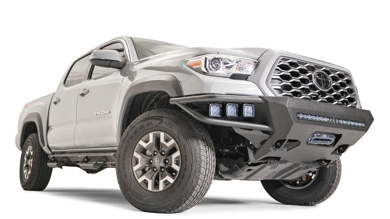 Fab Fours TB16-01-1 Toyota Tacoma 2016-2022 Ultra Light Hybrid Front Winch Bumper No Guard - BumperStock