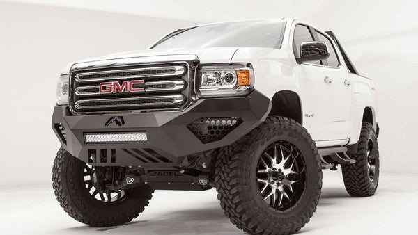 Fab Fours GC15-D3451-1 GMC Canyon 2015-2020 Vengeance Front Bumper No Guard-BumperStock