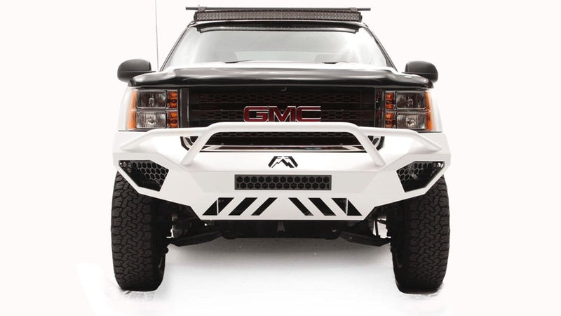 Fab Fours GM11-V2852-1 GMC Sierra 2500/3500 HD 2011-2014 Vengeance Front Bumper Pre-Runner Guard-BumperStock