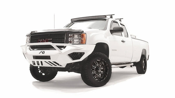 Fab Fours GM11-V2852-1 GMC Sierra 2500/3500 HD 2011-2014 Vengeance Front Bumper Pre-Runner Guard-BumperStock