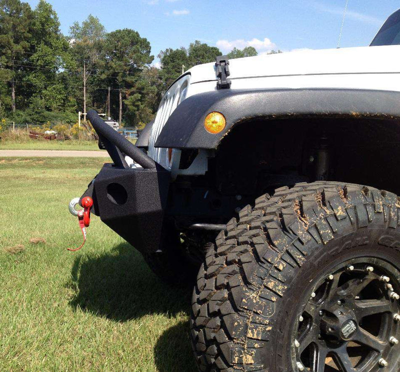 Hammerhead 600-56-0206 Jeep Wrangler JK 2007-2018 Front Winch Bumper Stubby Pre-Runner - BumperStock