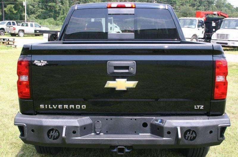 Hammerhead 600-56-0222 GMC Sierra 1500 2014-2018 Rear Bumper with Sensors - BumperStock