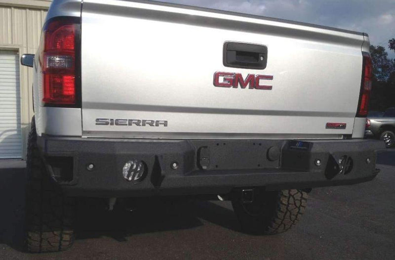 Hammerhead 600-56-0222 GMC Sierra 1500 2014-2018 Rear Bumper with Sensors - BumperStock