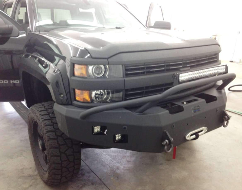 Hammerhead 600-56-0278 Chevy Silverado 2500/3500 2015-2019 Front Winch Bumper Pre-Runner-BumperStock