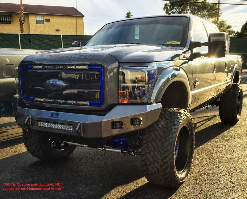 Hammerhead 600-56-0397 Ford F250/F350/F450/F550 2011-2016 Front Non-Winch Bumper Low Profile - BumperStock