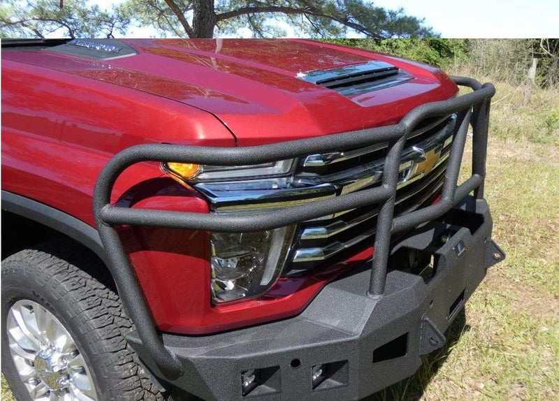 Hammerhead 600-56-0975 2020-2023 Chevy Silverado 2500/3500 Front Winch Bumper with Full Brush Guard - BumperStock