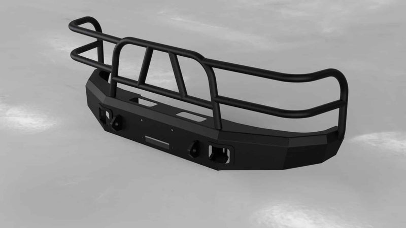 Hammerhead 600-56-0067 Ford F250/F350/F450 1992-1998 X-Series Front Winch Bumper Full Brushguard - BumperStock