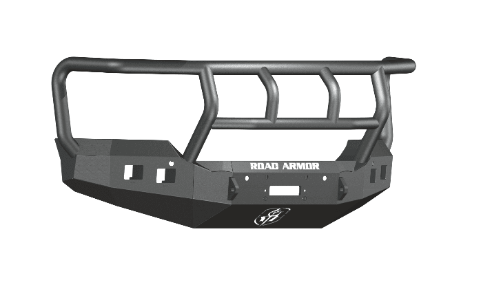 Road Armor 215R2B 2015-2019 GMC Sierra 2500/3500 Stealth Front Winch Bumper Titan II Guard-BumperStock