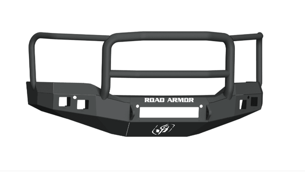 Road Armor 2161F5B-NW 2016-2018 GMC Sierra 1500 Stealth Front Non-Winch Bumper Lonestar Guard - BumperStock