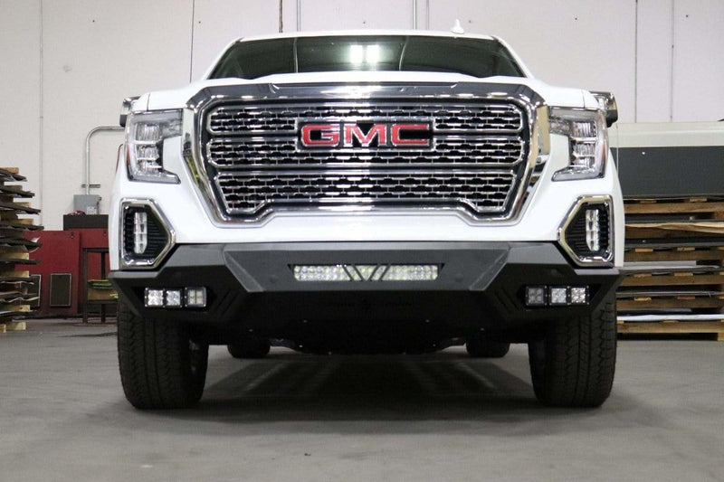 Road Armor 2191XF0B 2019-2021 GMC Sierra 1500 Spartan Front Bumper - BumperStock