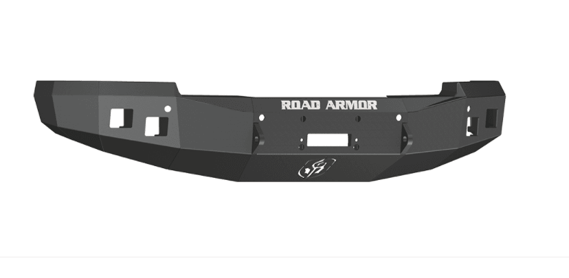 Road Armor 314R0B 2014-2015 Chevy Silverado 1500 Stealth Front Winch Bumper Base Guard-BumperStock