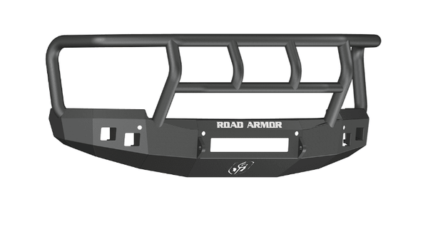 Road Armor 314R2B-NW 2014-2015 Chevy Silverado 1500 Stealth Front Non-Winch Bumper Titan II Guard-BumperStock