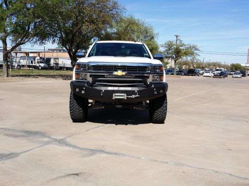 Road Armor 314R4B 2014-2015 Chevy Silverado 1500 Stealth Front Winch Bumper Pre-Runner Guard-BumperStock