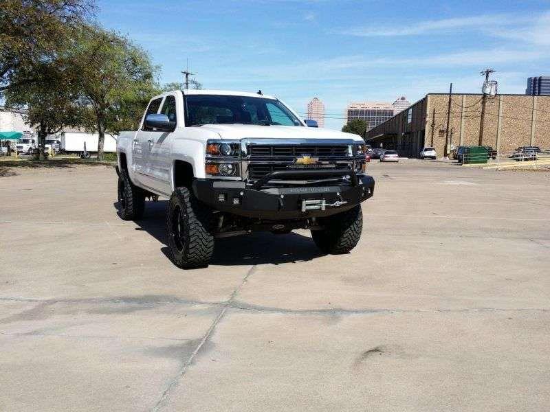 Road Armor 314R4B 2014-2015 Chevy Silverado 1500 Stealth Front Winch Bumper Pre-Runner Guard-BumperStock