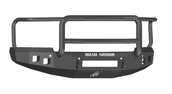 Road Armor 314R5B-NW 2014-2015 Chevy Silverado 1500 Stealth Front Non-Winch Bumper Lonestar Guard-BumperStock