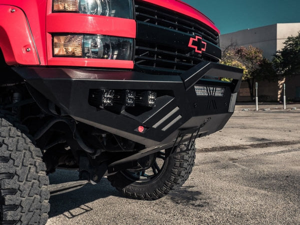 Road Armor 3152XF0B 2015-2019 Chevy Silverado 2500/3500 Spartan Front Bumper - BumperStock