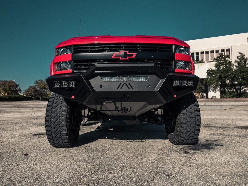 Road Armor 3152XF0B 2015-2019 Chevy Silverado 2500/3500 Spartan Front Bumper - BumperStock