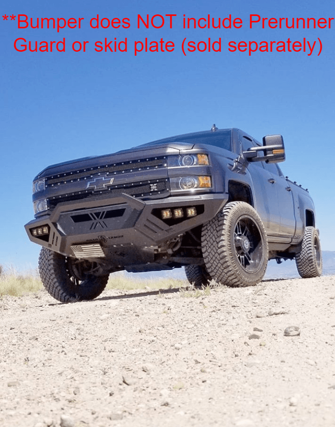 Road Armor 3152XF0B 2015-2019 Chevy Silverado 2500/3500 Spartan Front Bumper - BumperStock