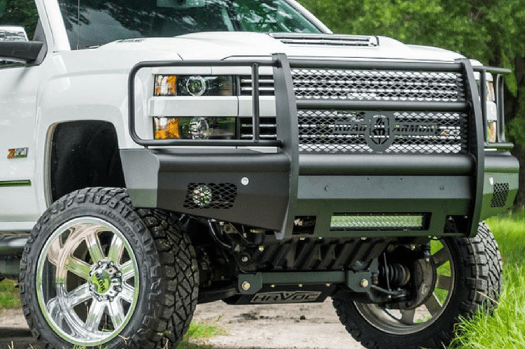 Road Armor 315VF6B 2015-2019 Chevy Silverado 2500/3500 Vaquero Front Non-Winch Bumper Full Guard - BumperStock