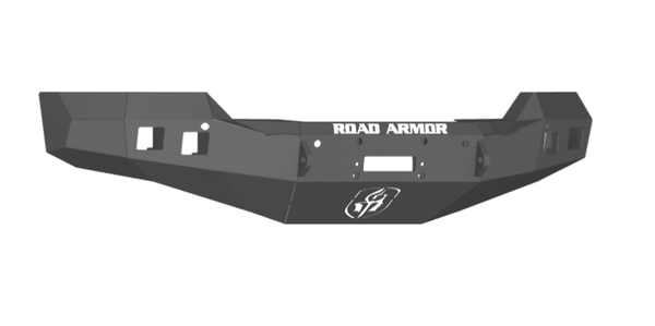 Road Armor 316R0B 2016-2018 Chevy Silverado 1500 Stealth Front Winch Bumper Base Guard-BumperStock