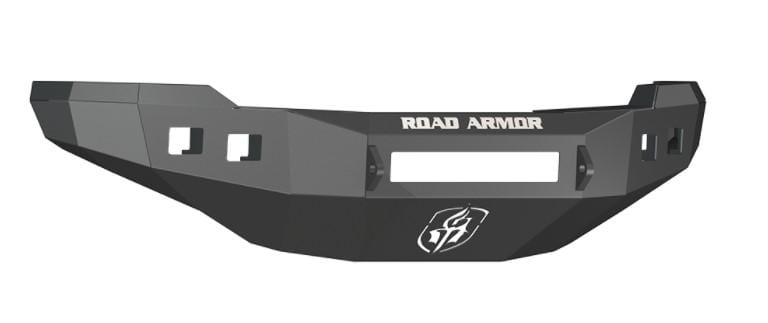 Road Armor 382R0B-NW 2011-2014 Chevy Silverado 2500/3500 Stealth Front Non-Winch Bumper Base Guard-BumperStock