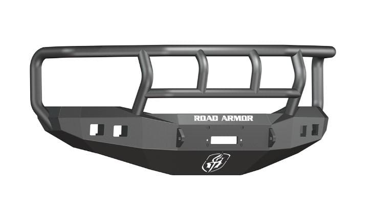 Road Armor 407R2B 2006-2008 Dodge Ram 1500 Stealth Front Winch Bumper Titan II Guard-BumperStock