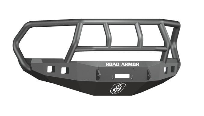 Road Armor 408R2B 2010-2018 Dodge Ram 2500/3500/4500/5500 Stealth Front Winch Bumper Titan II Guard-BumperStock