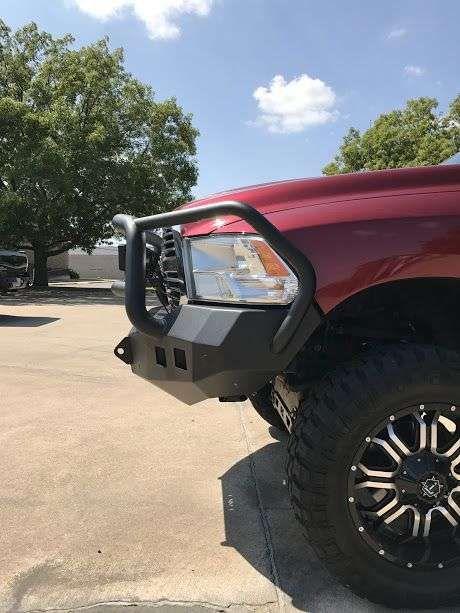 Road Armor 413F5B-NW 2013-2018 Dodge Ram 1500 Stealth Front Non-Winch Bumper Lonestar Guard - BumperStock