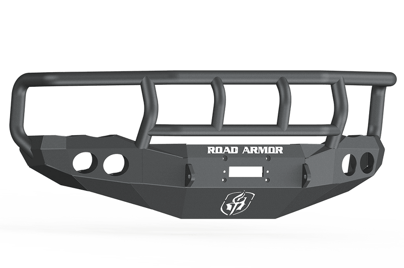 Road Armor 44032B 2002-2005 Dodge Ram 1500 Stealth Front Winch Bumper Titan II Guard-BumperStock