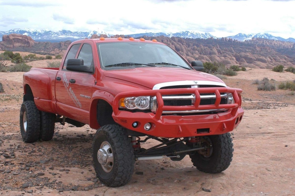 Road Armor 44042B 2003-2005 Dodge Ram 2500/3500 Stealth Front Winch Bumper Titan II Guard-BumperStock