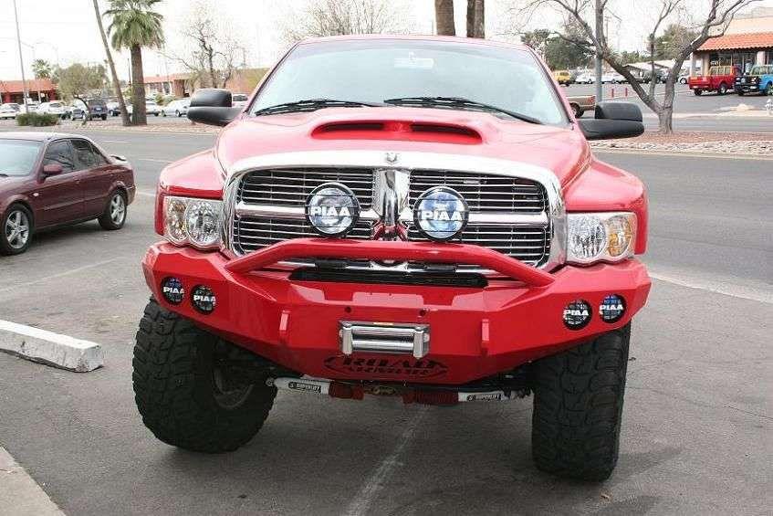 Road Armor 44044B 2003-2005 Dodge Ram 2500/3500 Stealth Front Winch Bumper Pre-Runner Guard-BumperStock