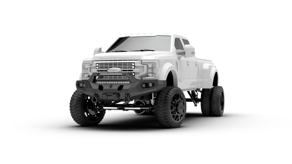 Road Armor Evolution 6174EF3B 2017-2022 Ford F250/F350 Super Duty Wide Flares Sheet Metal Pre Runner Front Winch Bumper - BumperStock