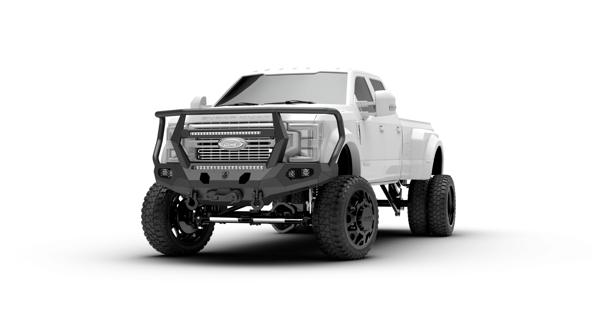 Road Armor Evolution 6174EF7B 2017-2022 Ford F250/F350 Super Duty Wide Flares Reaper Guard Front Winch Bumper - BumperStock