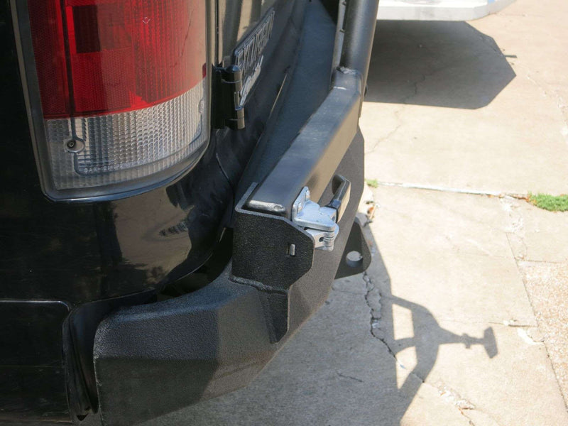 Road Armor Stealth 61208B 1999-2007 Ford Excursion Winch Rear Bumper with Tire Carrier Guard