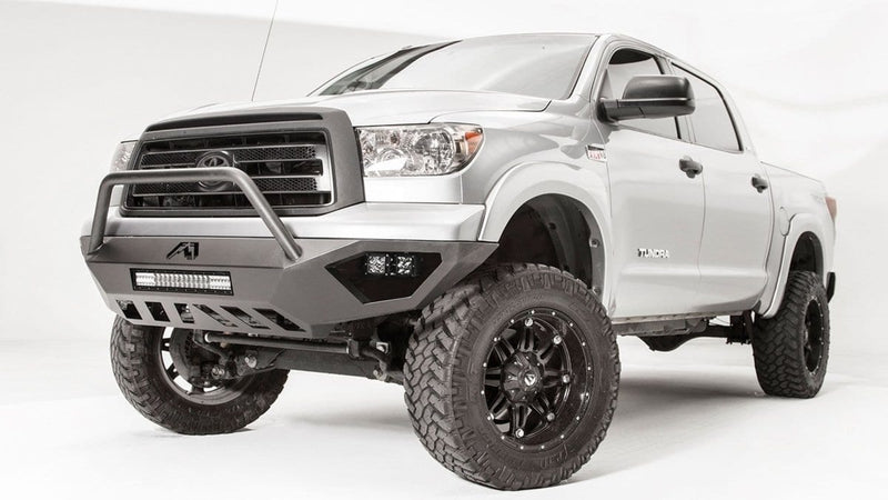 Fab Fours TT07-D4452-1 Toyota Tundra 2007-2013 Vengeance Front Bumper Pre-Runner Guard-BumperStock