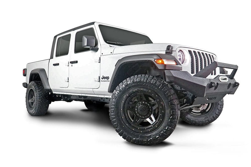 TrailFX JL07T 2018-2022 Jeep Wrangler JL Full Width Front Winch Bumper - BumperStock