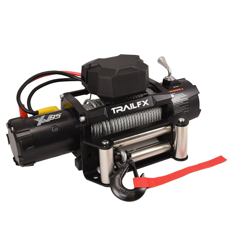 TrailFX WXV95B 9.5K Winch - BumperStock