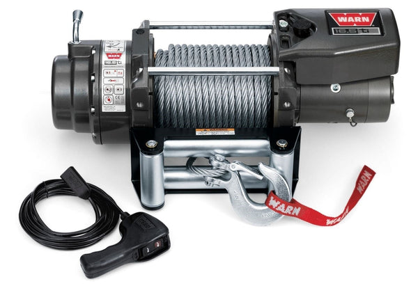 WARN 16.5ti 68801 16.5K Large Size Truck Winch - BumperStock