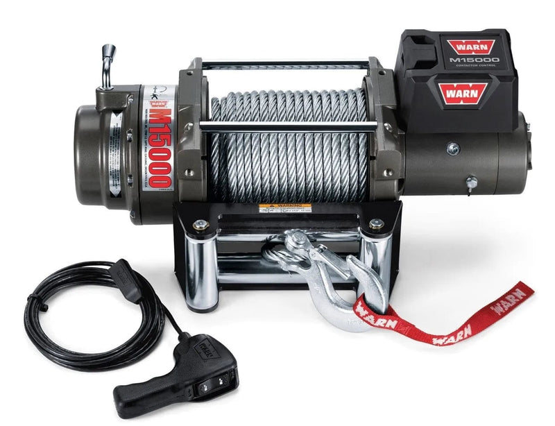 WARN 47801 M15000 15K Heavy Duty Truck Winch - BumperStock