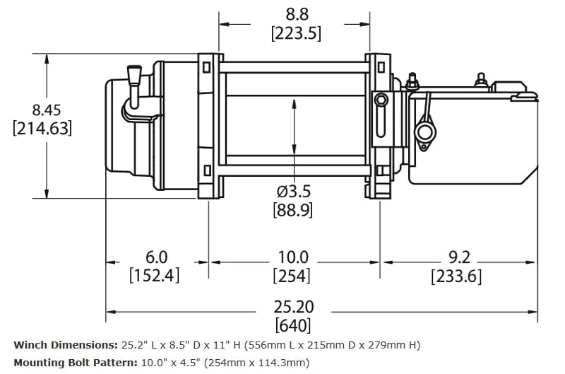 WARN 97730 M15-S HEAVYWEIGHT WINCH - BumperStock