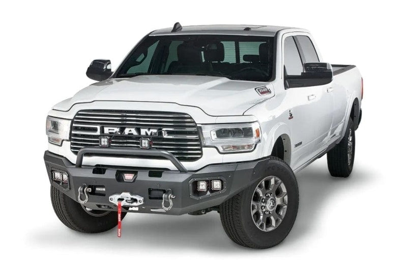 WARN Ascent 104256 2019-2023 Ram 2500/3500 Front Winch Bumper - BumperStock