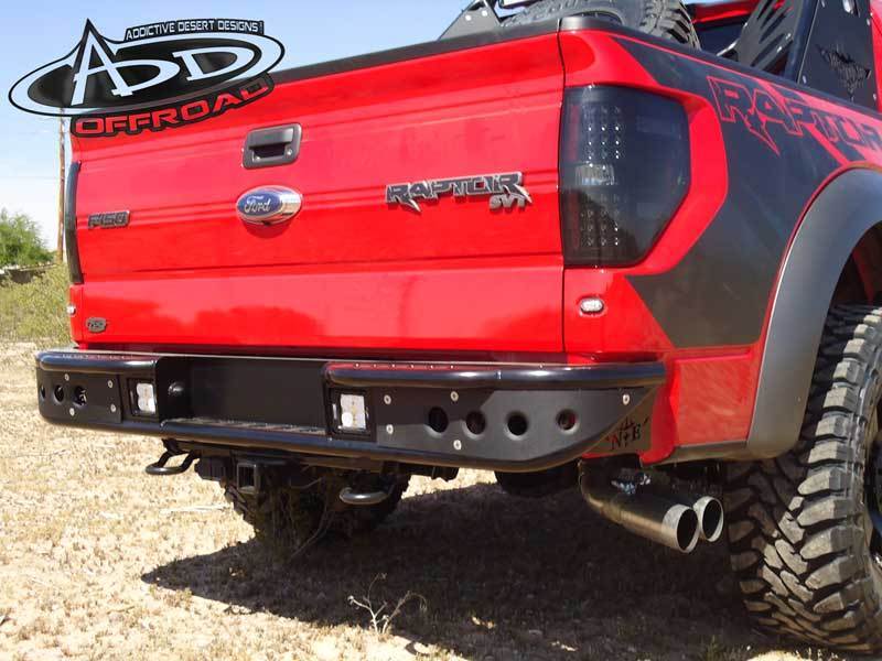 ADD R012231280103 2010-2014 Ford F150 Raptor Venom Rear Bumper-BumperStock