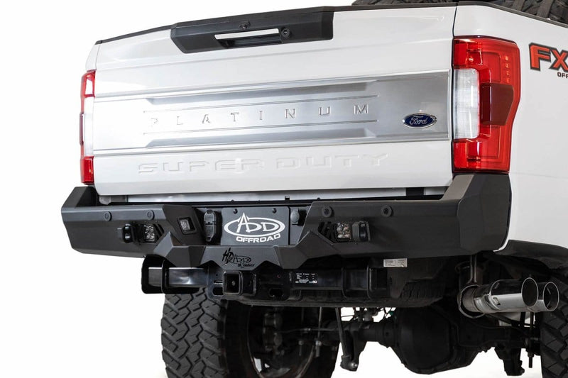 ADD R160051280103 2017-2021 Ford F250/F350 Super Duty Bomber Rear Bumper - BumperStock