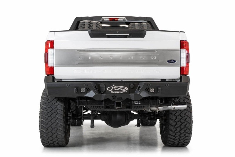 ADD R160051280103 2017-2021 Ford F250/F350 Super Duty Bomber Rear Bumper - BumperStock