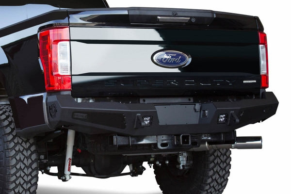 ADD R167301280103 2017-2019 Ford F250/F350 Super Duty HoneyBadger Rear Bumper with Backup Sensors-BumperStock