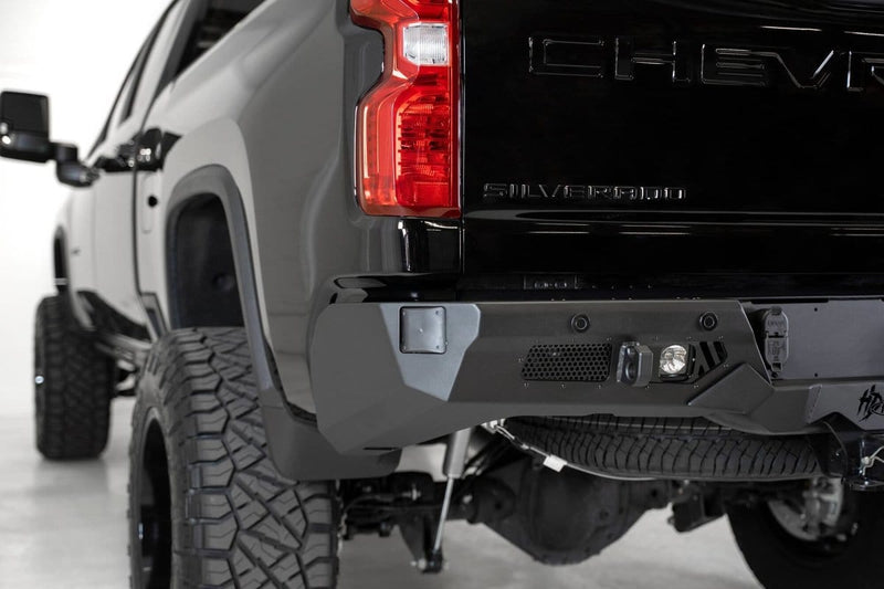 ADD R270021280103 Chevy Silverado 2500 2020-2021 Bomber HD Rear Bumper with Blind Spot Monitor - BumperStock