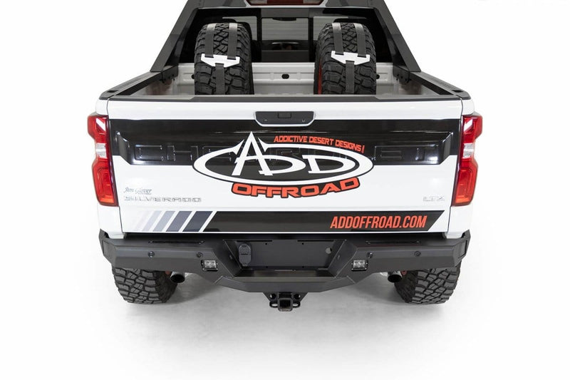 ADD R447711280103 2019-2021 GMC Sierra 1500 Stealth Fighter Rear Bumper - BumperStock