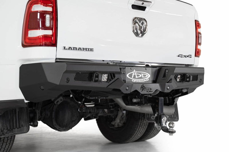 ADD R560051280103 Dodge Ram 2500 2019-2021 Bomber HD Rear Bumper with Sensors - BumperStock