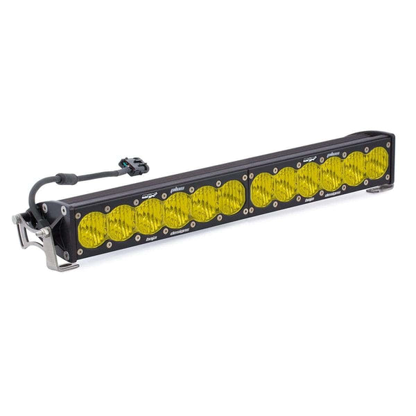 Baja Designs 452014 OnX6+ 20" Amber Wide Driving LED Light Bar - BumperStock